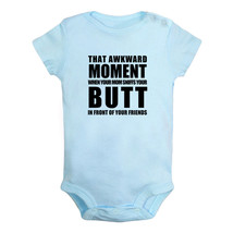 That Awkward Moment Funny Romper Newborn Baby Bodysuit Jumpsuit One-Piece Outfit - £8.21 GBP