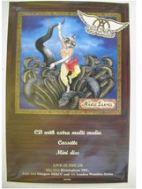 Aerosmith Poster Nine Lives European Concert - $44.51
