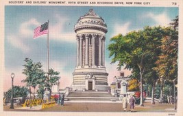 Soldiers&#39; &amp; Sailors&#39; Monument  New York City NY Riverside Drive Postcard E02 - £3.99 GBP