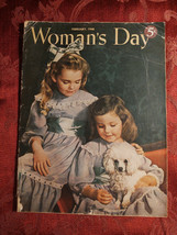 WOMAN&#39;S DAY February 1948 Carl Sandburg Jesse Stuart Margaret Weymouth Jackson - £7.63 GBP