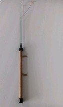 Vintage Wood Handle Ice or Freshwater Fishing Pole 24&quot; - $4.50