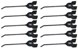 (10) Universal Rubber Mounted Hay Rake Tooth Teeth Fits New Idea John De... - €37,38 EUR