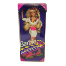 Vintage 1991 Mattel Rollerblade Barbie # 2214 Flicker N Flash Original In Box - $151.05