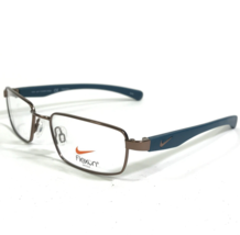 Nike Eyeglasses Frames with Flexon 4633 247 Brown Blue Rectangular 49-16-130 - £65.87 GBP