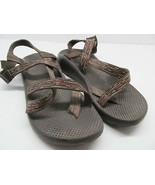 Chaco Brown Toe Loop Strappy Sandals Womens Size US 10 Vibram Soles - £22.84 GBP