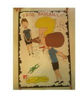 Beavis and Butthead Poster Frog Baseball Butt Head &amp; - £39.95 GBP