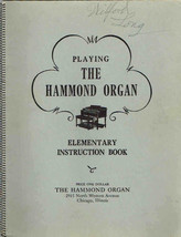 Pre-Owned Playing the Hammond Organ Elementary Instruction Book- Good Co... - £15.72 GBP