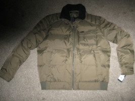 NEW Kenneth Cole Sherpa Bomber Switch Puffer Jacket black Green  sz. L large - £65.75 GBP
