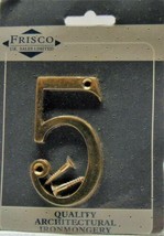 Solid Brass House Door Numbers Large 3&quot;/76mm x 3mm Office Gate 0123456789 - £1.49 GBP+