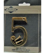 Solid Brass House Door Numbers Large 3&quot;/76mm x 3mm Office Gate 0123456789 - $1.86+