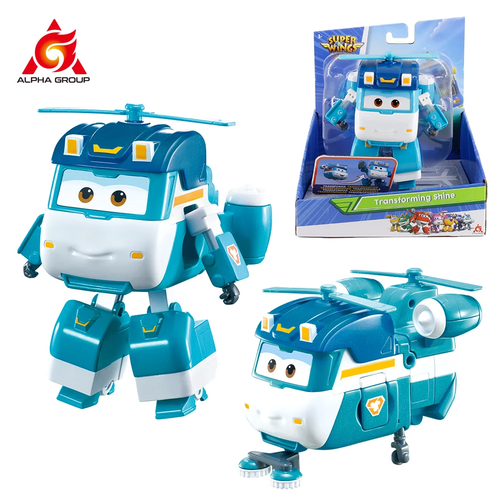 Super Wings 5 Inches Transforming- Shine 2 Modes Transforms from copter to - £26.87 GBP