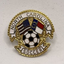 North Carolina Soccer League Club Enamel Lapel Hat Pin Sports Pinback - $5.95