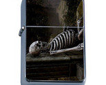 Skeletons D4 Windproof Dual Flame Torch Lighter Death Skulls - £13.25 GBP