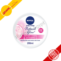 Nivea Natural Glow Cream for Healthy Hydrated and Smooth Skin 1 Pack 200ml - $30.20