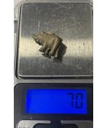 7 Grams Elephant Sterling Silver 925 Figural Charm Hand Crafted - $48.14 CAD