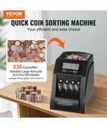 VEVOR USD Coin Sorter with LCD Screen Display Holds up to 200 Coins 4 Co... - $2,522.67 MXN