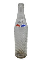 Double Cola Bottle Soda Pop Clear Twirl Glass 16 oz ACL Pint Empty 1977 ... - $13.50 CAD