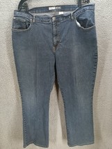 St. John&#39;s Bay Women&#39;s Medium Wash Boot Cut Stretch Jeans Plus Size 20W ... - $23.76