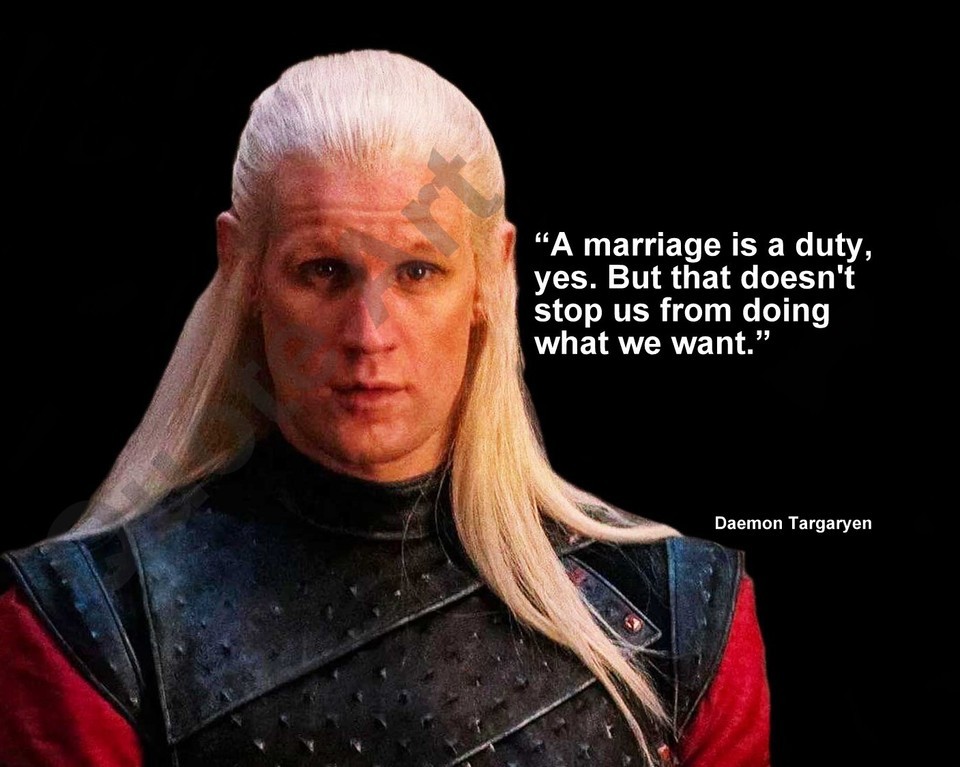 HOUSE OF DRAGON DAEMON TARGARYEN  &quot;MARRIAGE&quot; QUOTE PUBLICITY PHOTO VARIO... - $4.95+