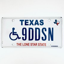  United States Texas Disabled Passenger License Plate 9DDSN - £13.23 GBP