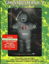 Ghostbusters 1 &amp; 2 Gift Set With Marshmallow Man Dvd New Sealed - £80.14 GBP
