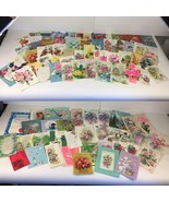 Vtg Lot 93 USED Get Well Greeting Cards Postcards Mix Scrapbooking Art U... - £66.19 GBP