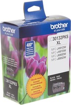 Brother Genuine Lc30132Pks 2-Pack High Yield Black Ink Cartridges, Page,... - £47.20 GBP