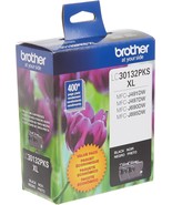 Brother Genuine Lc30132Pks 2-Pack High Yield Black Ink Cartridges, Page,... - £45.82 GBP