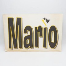 Vintage Pittsburgh Penguins Placard April 8 1997 Mario&#39;s First Retirement - £43.51 GBP