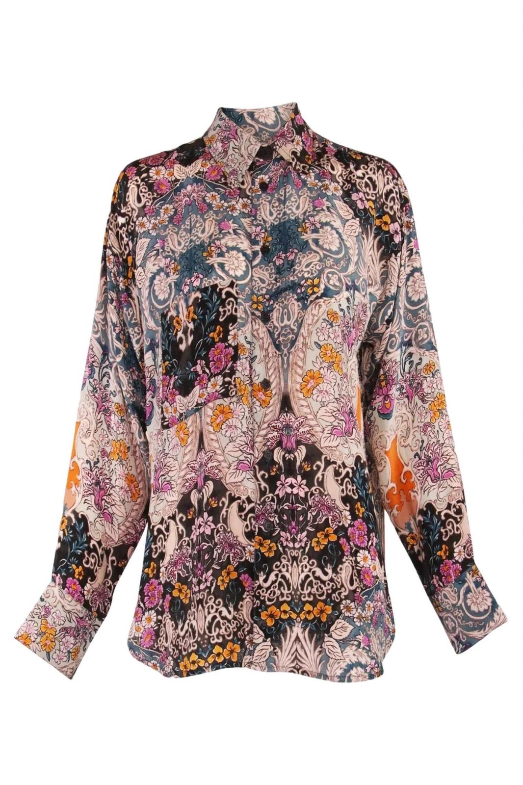 Maria Cher women&#39;s besalu pilar shirt Mix 2 Green - $198.00