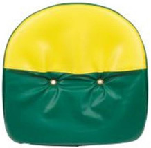 Universal 21&quot; Farm Tractor Green/Yellow Pan Seat Cover Cushion 1&quot; Foam P... - $542.34 MXN