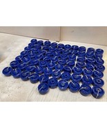 71 Pack of Solid Blue Polyurethane Caster Wheels 76mm OD 32mm Treadwidth... - £285.21 GBP