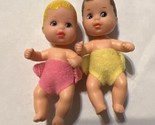 VTG lot  Baby Krissy 2 Dolls Mattel 1973 Replacement Parts Barbie Doll w... - $14.80
