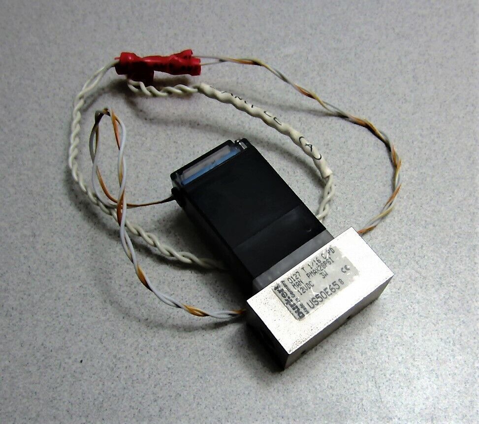 Burkert 455142Y Solenoid Valve Assembly 12V 0127 T 1/16 CC PD - $20.93