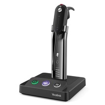 Wh63 Wireless Dect Headset Teams Certified, Single Ear Office Headset With Noise - £240.75 GBP