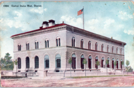 United States Mint Denver Colorado Postcard Posted 1911 - £24.65 GBP