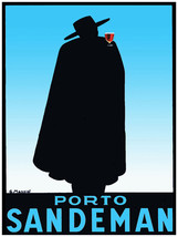 20x30&quot;Decoration Poster.Interior design art.Porto Sandeman.Blue Zorro.6348 - £21.36 GBP