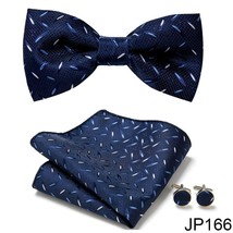 New   Bow Tie for men Wedding Bowtie Handkerchief Cufflink Set Noeud Papillon Si - £40.18 GBP