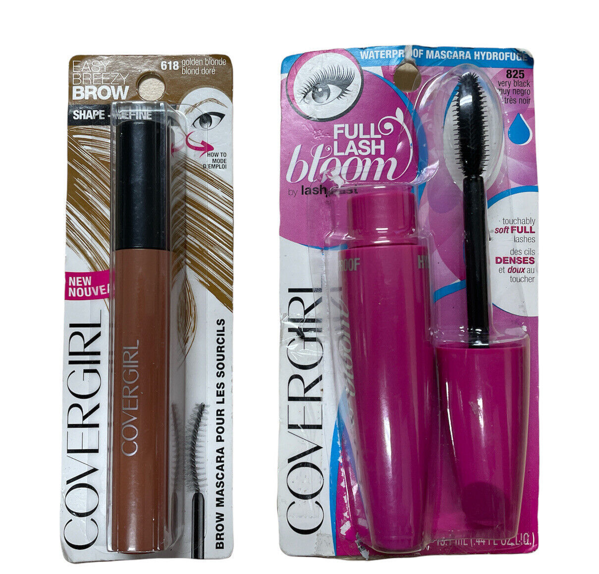 CoverGirl Full Lash Bloom LashBlast / Easy Breezy Brow Shape & Defin Mascara Set - $13.85