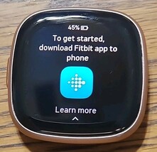 Fitbit Versa 4 Fitness Smartwatch FB523BKBK-US Graphite Aluminum / Black Large image 8