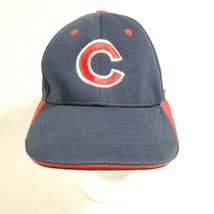 Chicago Cubs MLB OC Sports Hat Cap Solid Blue w/ Red Logo Size S/M - £7.55 GBP