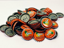 Lot Of 10 Vintage Canada Dry Orange Spot Unused Bottle Caps Akron Coca-Cola Nos - £7.77 GBP