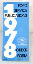 1978-1970 Ford Service Publications-Helm Incorporated Brochure 6485 - £4.72 GBP