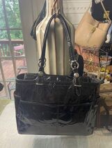 B931 - Preloved Coach Embossed Signature Black Patent Leather Shoulder Bag - $94.05 B931 - Preloved Coach Embossed Signature Black Patent Leather Shoulder Bag - $94.05