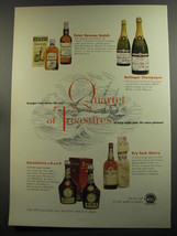 1952 John Wile Advertisement - Bollinger Champagne; Benedictine D.O.M. - £14.73 GBP