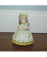 Lefton Music Box Baby Nurse Maid &quot;Go To Sleep&quot; Lullaby Rotating Figurine... - $22.76