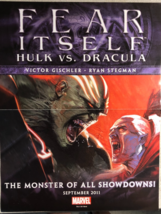 HULK vs. DRACULA &amp; JOHN CARTER OF MARS 2011 10&quot; x 13&quot; 2-sided promotiona... - $271.05 MXN