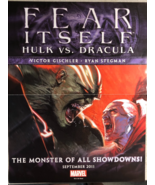 HULK vs. DRACULA &amp; JOHN CARTER OF MARS 2011 10&quot; x 13&quot; 2-sided promotiona... - €12,70 EUR
