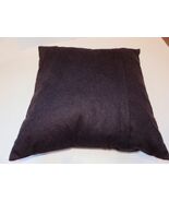 Calvin Klein Raisin Purple Heathered Wool deco pillow $160 NWT Rare - $97.65 CAD