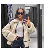 2023 Female New Short Jacket Zipper Autumn Winter Loose Chic Outwear War... - €156,81 EUR